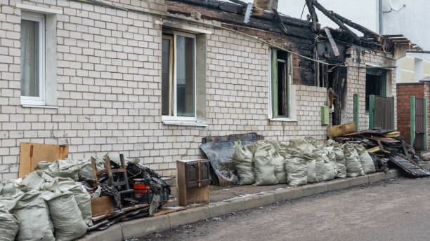 Professional Soot Cleanup technician working in West River, MD